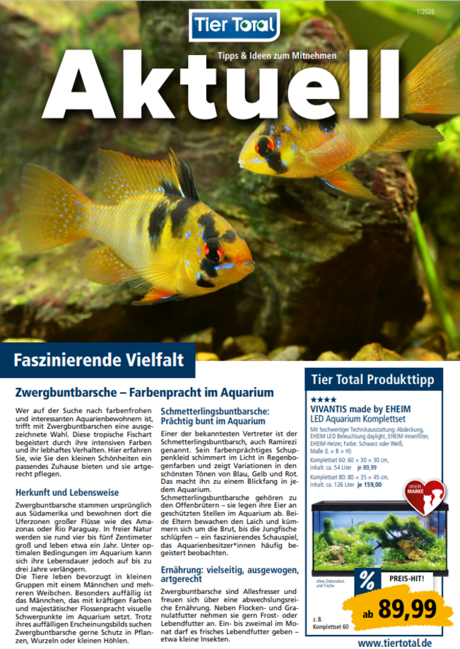 Hier unsere aktuelle Werbung entdecken! Faszinierende Vielfalt!